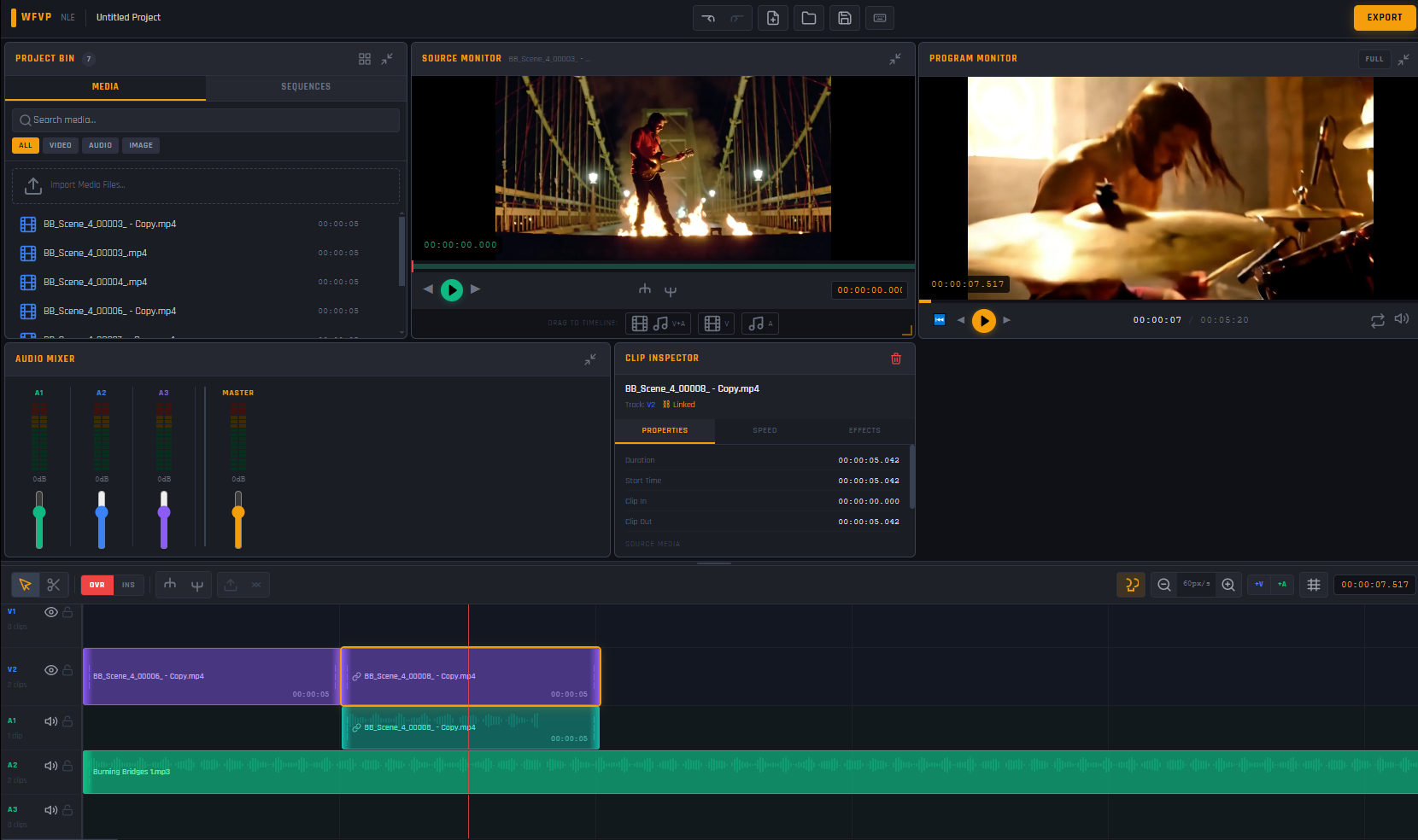 Water Flow Video Pro NLE